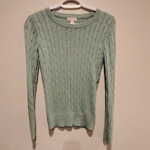 Moss sweater.